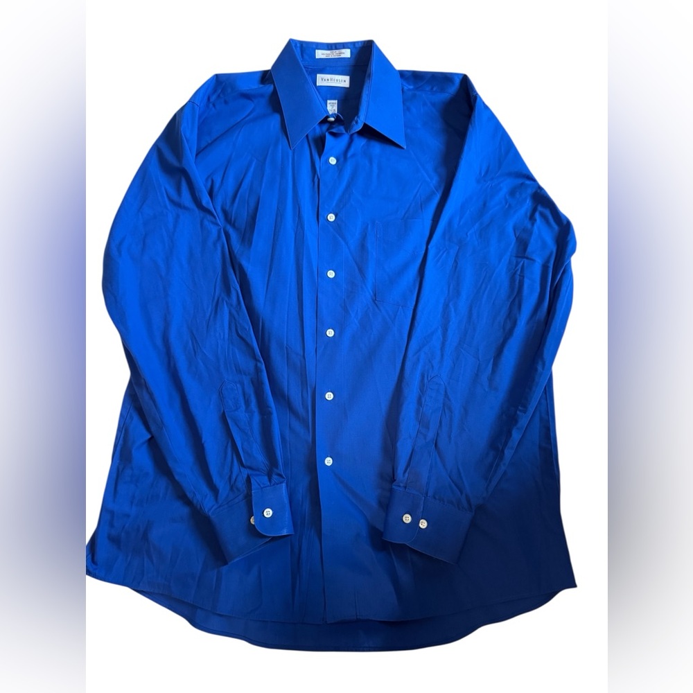 Van Heusen Royal Blue Dress Shirt XL